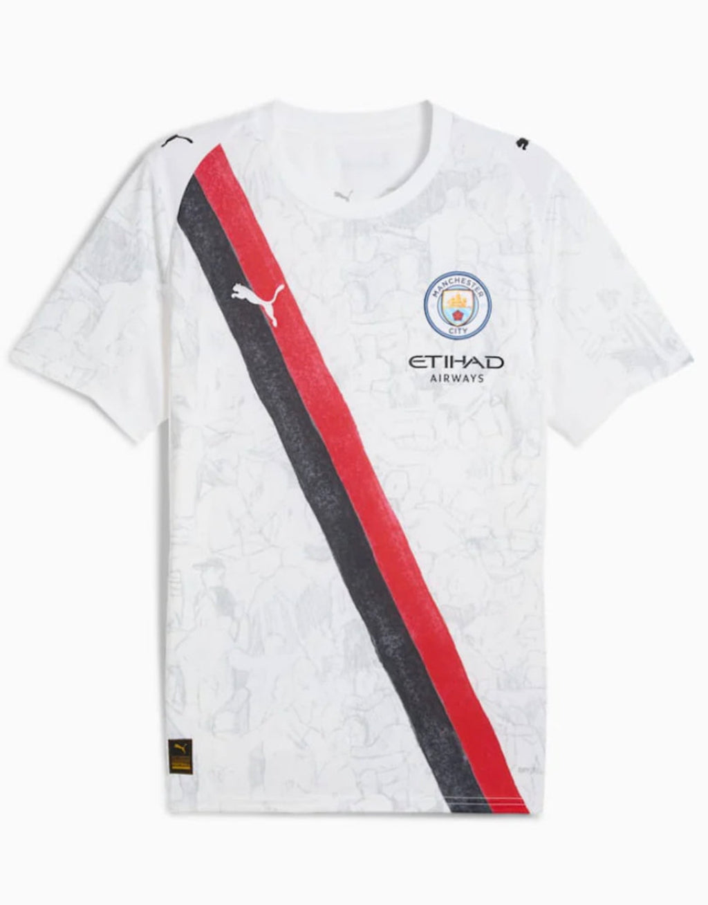 Manchester City White Red & Black Special Edition Shirt